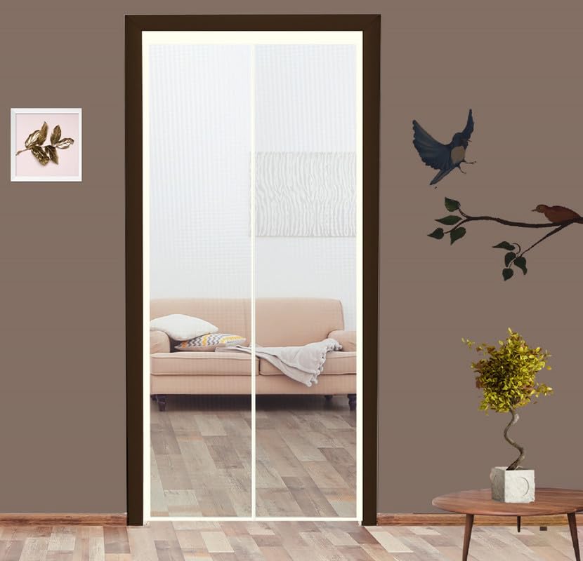 Classic Mosquito Net - Durable fiberglass door net for summer