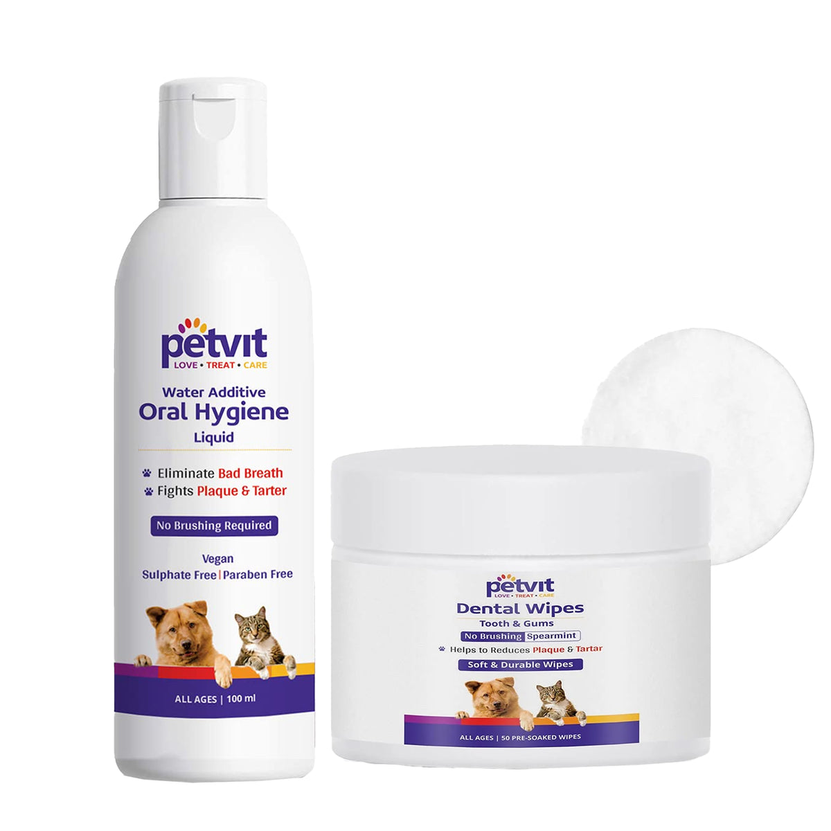 Petvit fresh breath products - maintain oral health