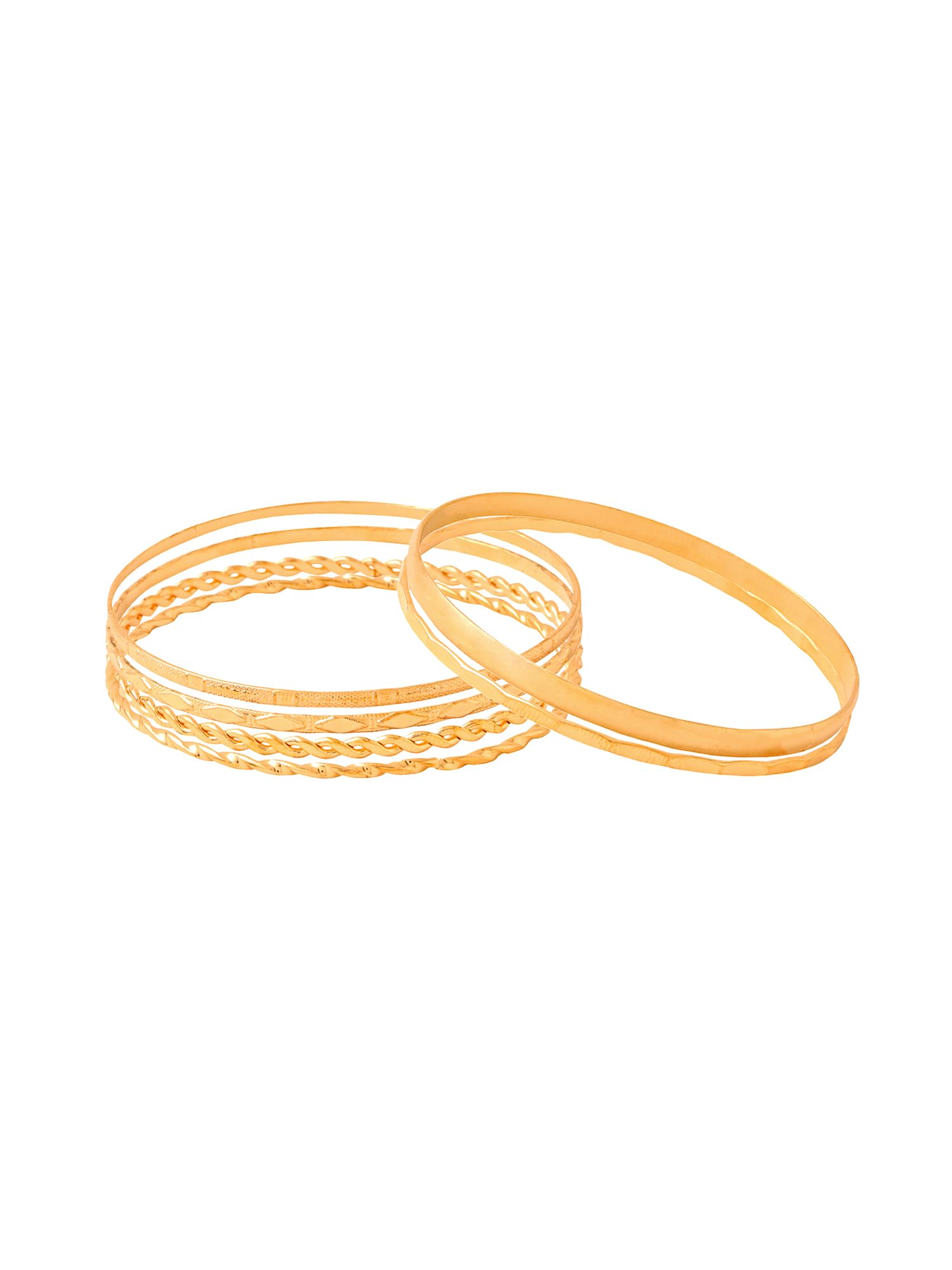 Yellow Chimes bangle bracelet set - summer fashion