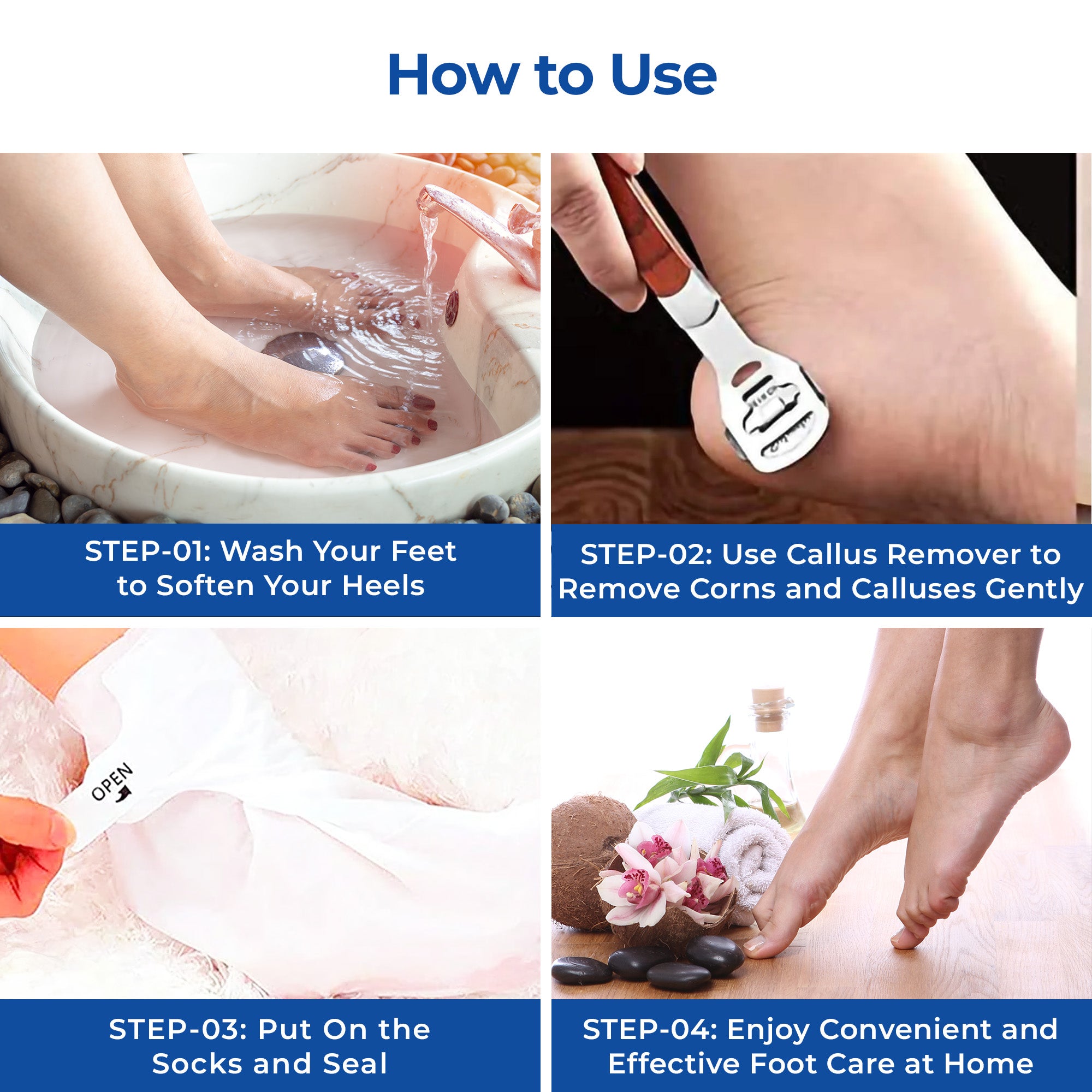 Dr Foot exfoliating foot mask - hydrates and refreshes