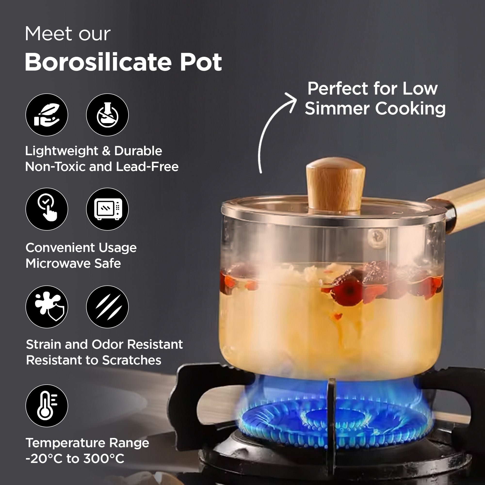 UMAI amber saucepan - Stylish addition to any kitchen