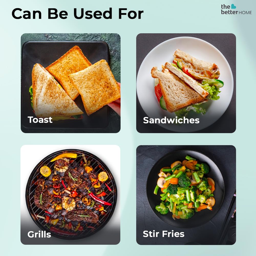 The Better Home multifunctional cookware - griddle use