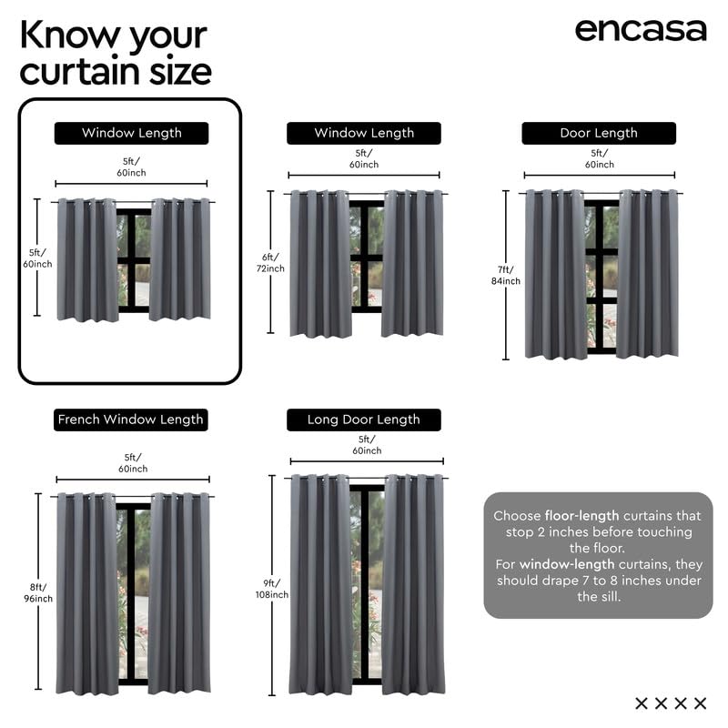 Encasa window curtain - Kitchen ambiance enhancement