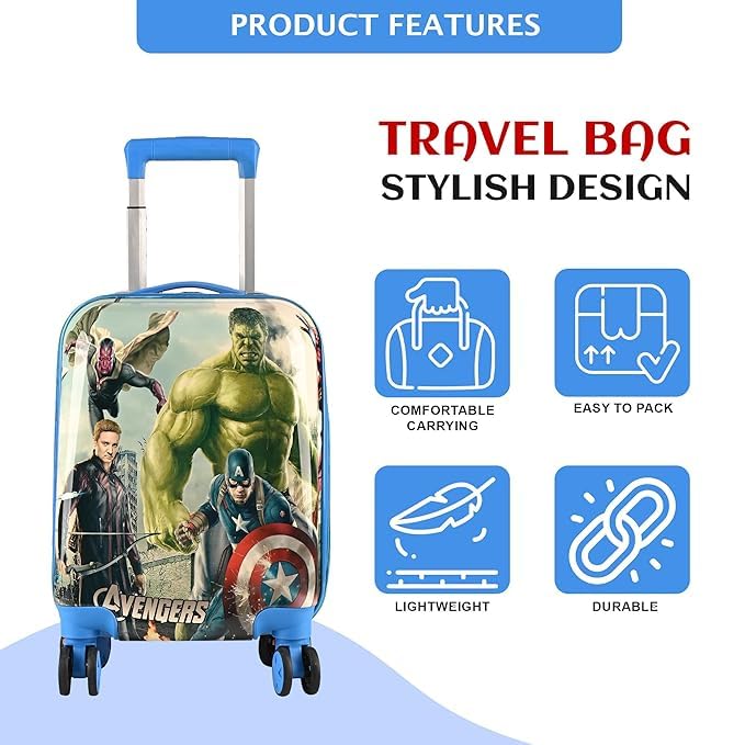 Kuber Industries kids trolley bag - ideal for family vacations