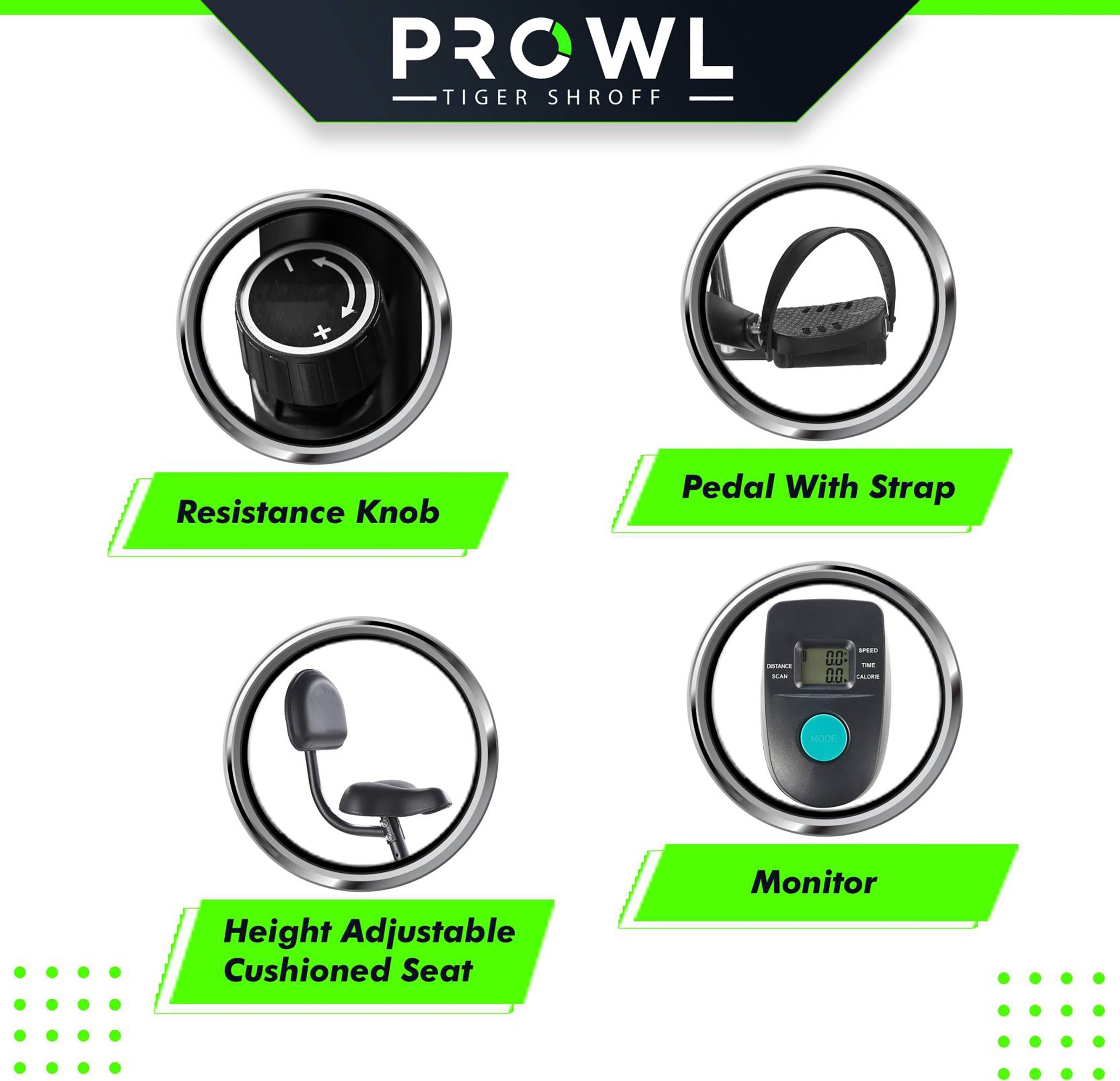 Reach PROWL GT-20 exercise bike - easy storage