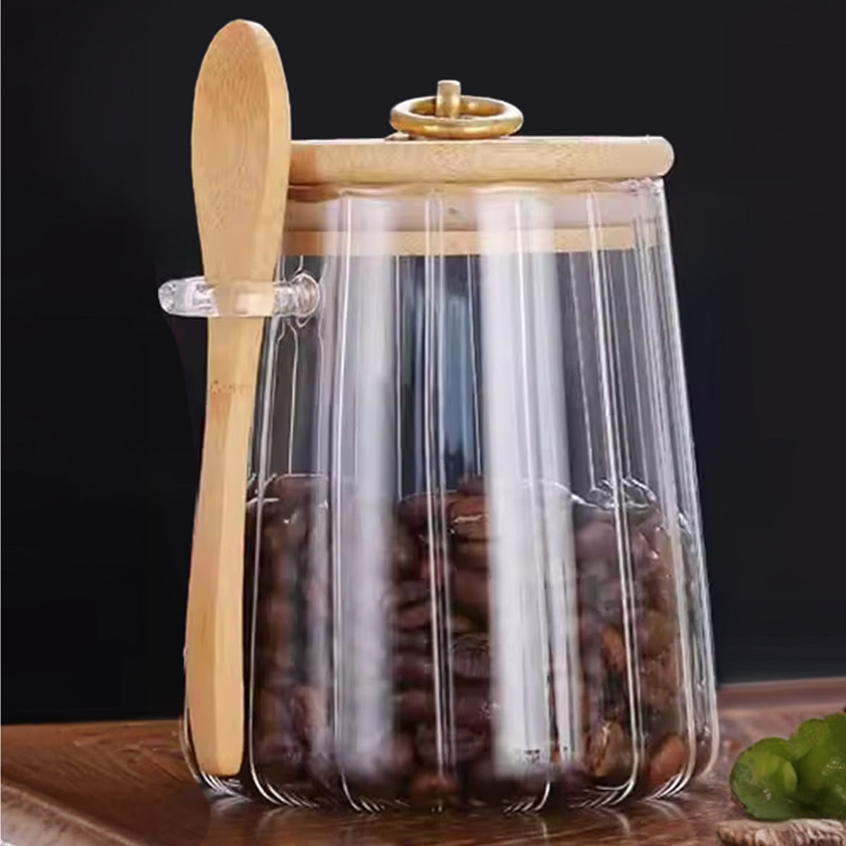 The Better Home Borosilicate Jar with Spoon - Versatile Kitchen Use