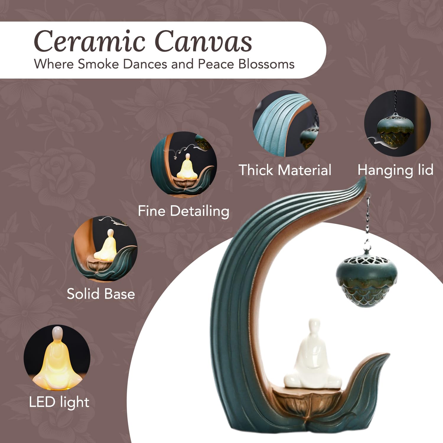 Ekhasa incense holder - Stylish and functional design