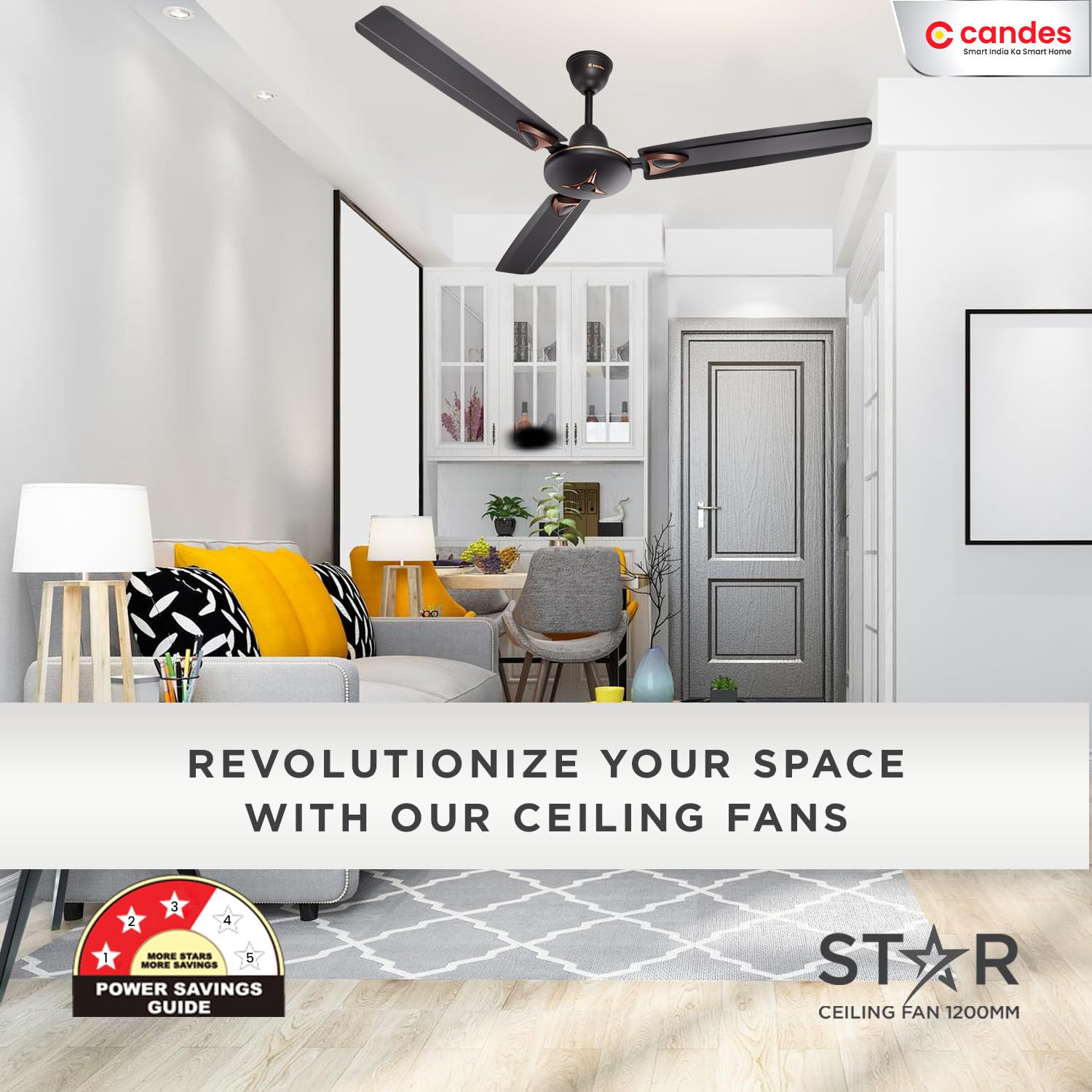 Candes ceiling fan - Living room enhancement