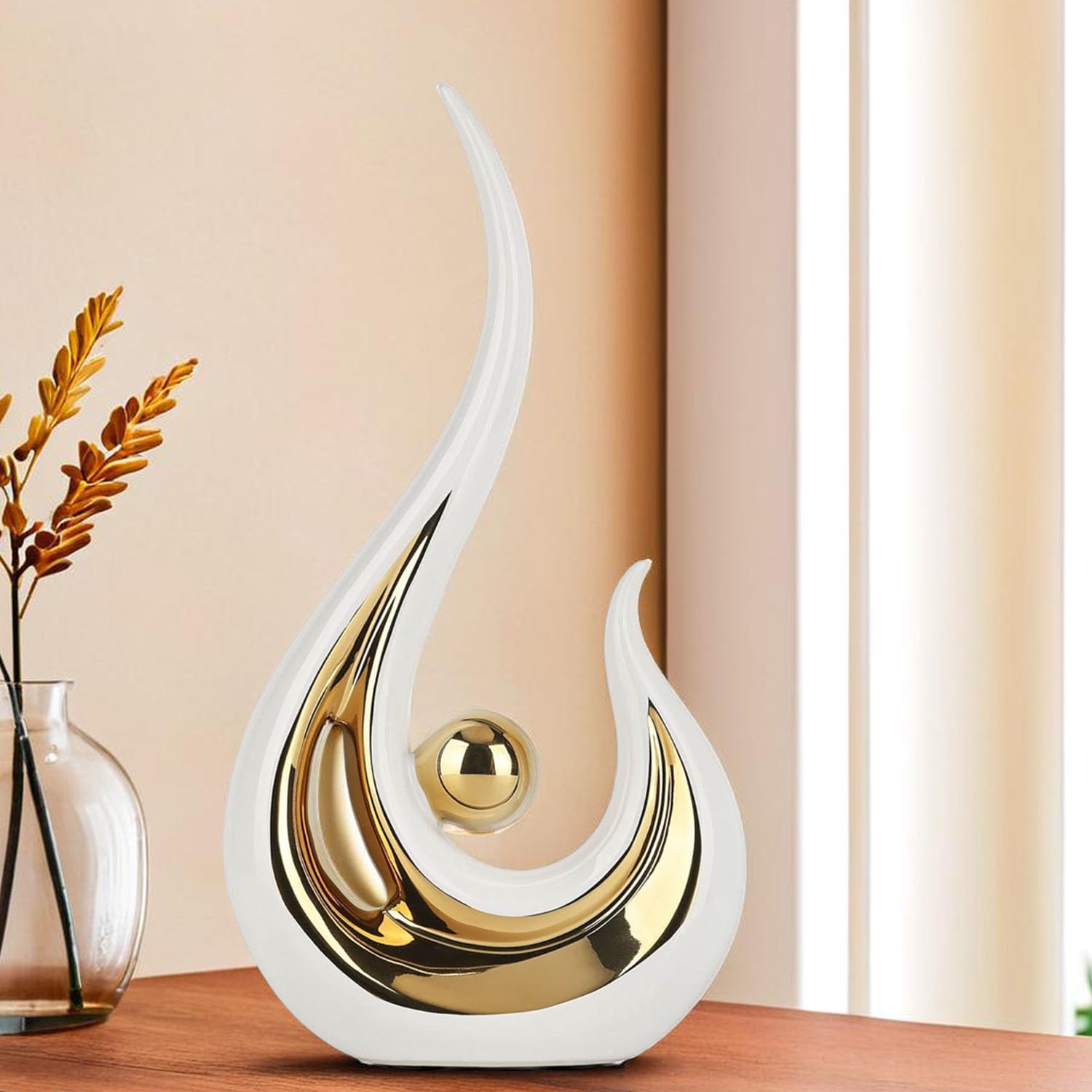 Ekhasa elegant abstract sculpture - charming table accent