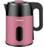 The Better Home FUMATO 1.8 Litres Electric Kettle 1500W | Stainless Steel, Double Walled Cool Touch Body, 360° Swivel Base, Auto Cut-Off | Hot Water, Tea, Soup & Coffee | 1 Year Warranty- Cherry Pink