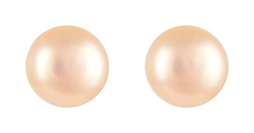 Yellow Chimes Classic Adorable Original Freshwater Pearl's Beauty Stud Earrings for Women and Girls Gold