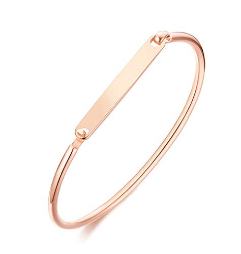 Yellow Chimes Bracelet for Women Stainless Steel Rose Gold Plated Bangle Style Kada Bracelet for Women and Girls