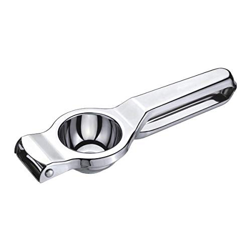 Kuber Industries Stainless Steel Lemon Squeezer with Bottle Opener (Silver), (Model: CTKTC01782)