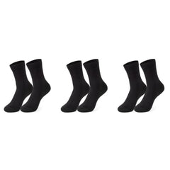 Mush Ultra-Soft, Odorless, Breathable Bamboo Calf Length Formal Socks Black 3