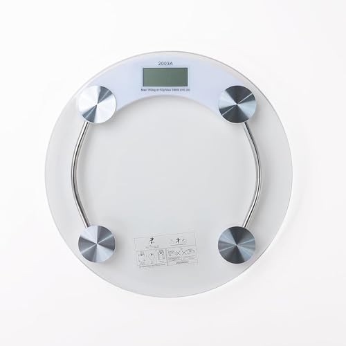 Kuber Industries Weighing Scale armoured glass|Weight Machine For Body Weight|Capicity "180" KG-Pack of 3 (Transparent)