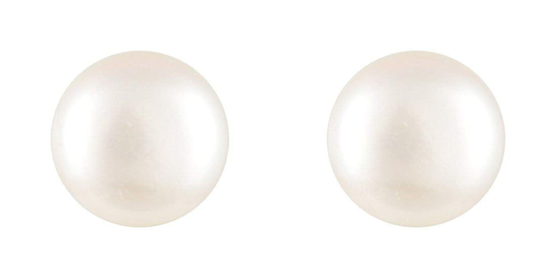 Yellow Chimes Classic Adorable Original Freshwater Pearl's Beauty Stud Earrings for Women and Girls