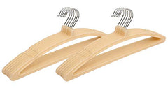 Kuber Industries 12 Piece Plastic Hanger, Cream Cream Pack of 12 Standard Hangers