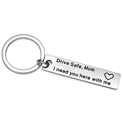 Yellow Chimes Drive Safe Touching Message Keychain for Women.Best Gift for Mom !