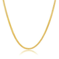 Yellow Chimes Classic 316L Stainless Steel Unisex Gold Chain for Women and Men