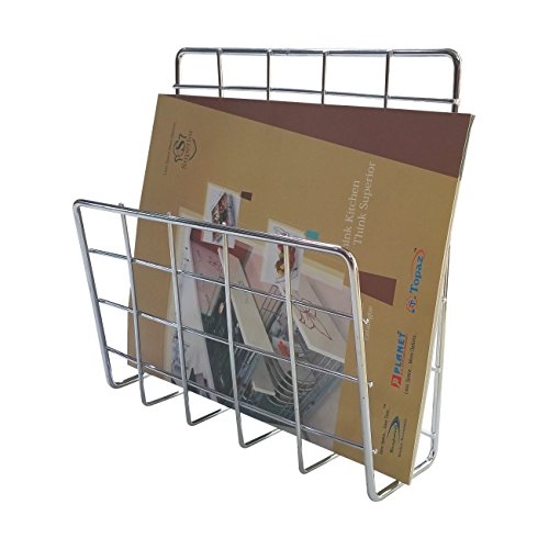 Planet Stainless Steel Magazine-News Paper Holder, Nagazine holder