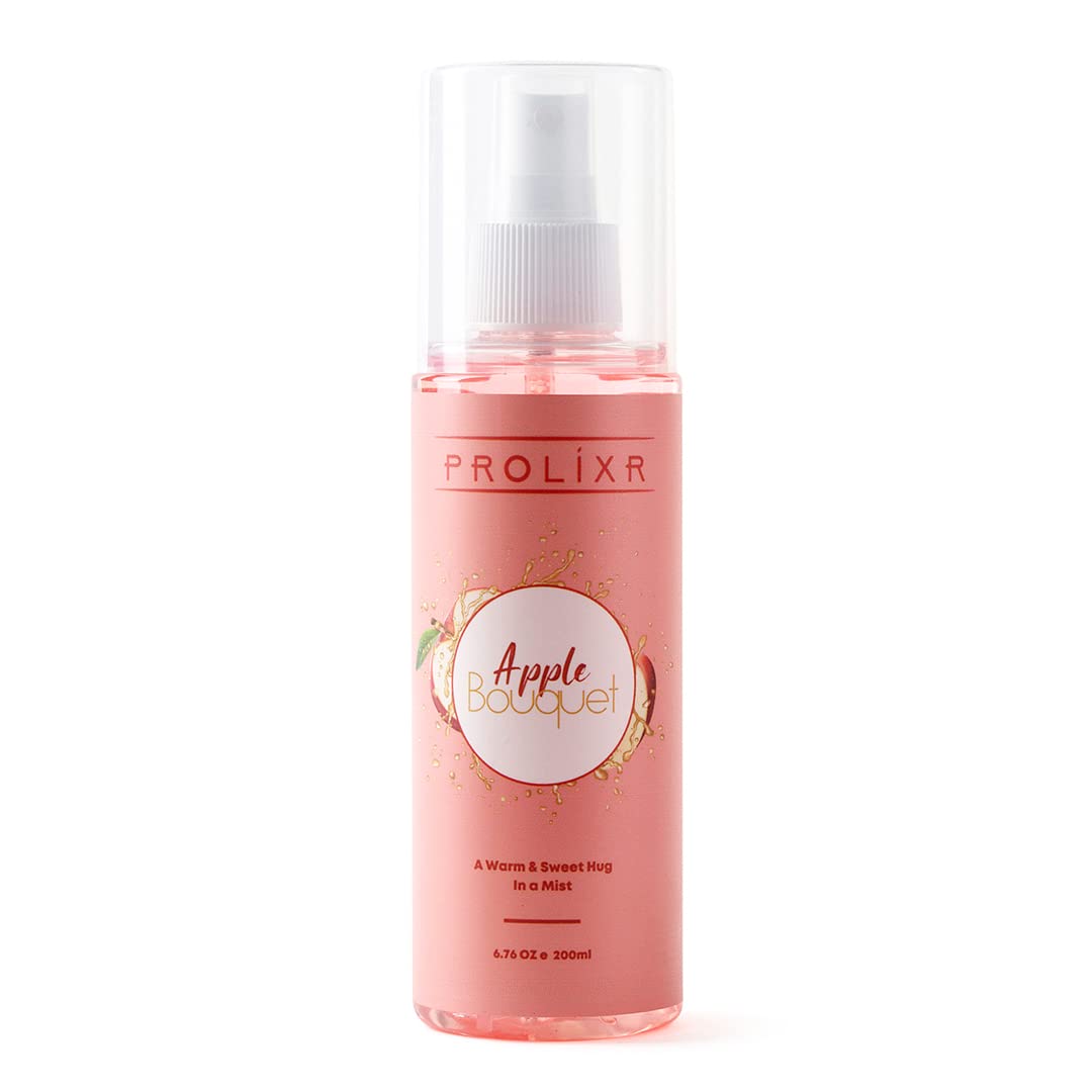 Prolixr Apple Bouquet Body Mist | Body Spray | Long Lasting | Womens Perfume | Fresh Fragrance - Sweet Apple Body Spray - 200 Ml