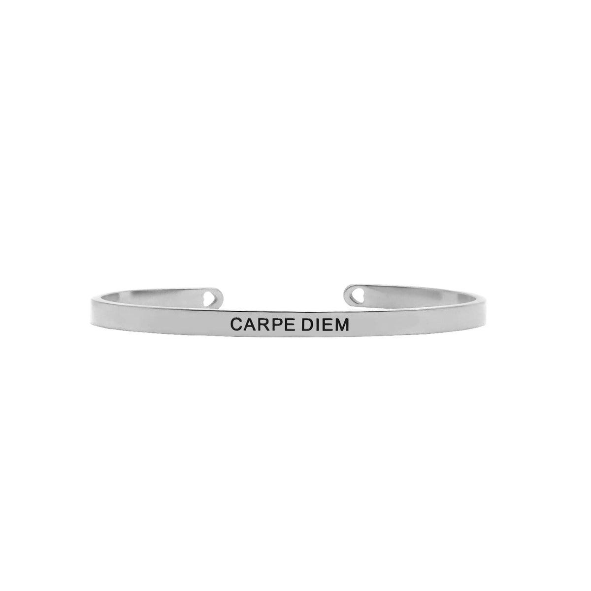 Carpe Diem Silver Mantra Band