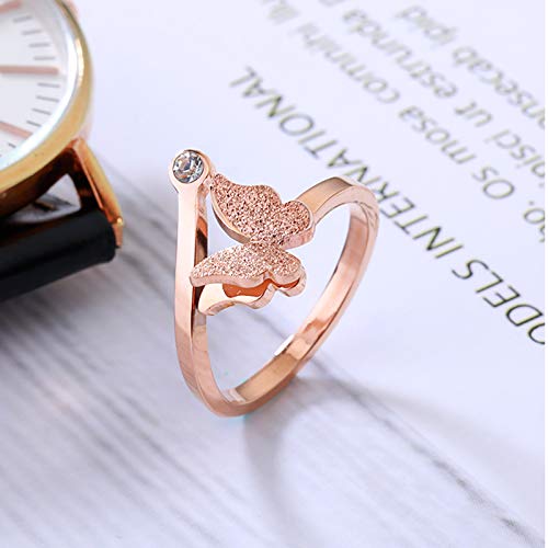 SPE Gold - Butterfly Design Gold Couple Ring - Poonamallee