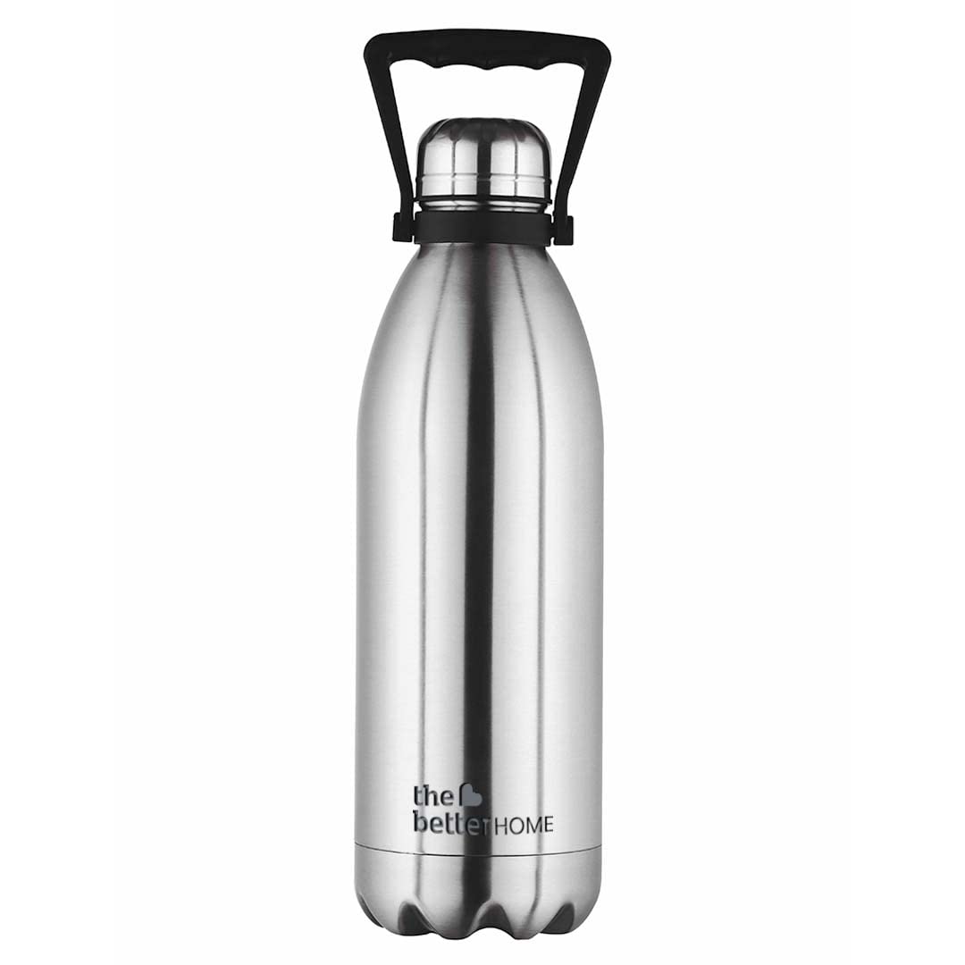 The Better Home Insulated Stainless Steel Water Bottle 1.9 litre | Stays Hot for 18 hrs & Cold for 24 hrs | Double Wall Insulated Flask | Non Toxic, BPA Free, Eco Friendly | Ultra Durable & Rust-Free