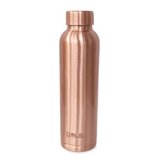 Urbane Home Copper Water Bottle | BPA Free, Non Toxic | Leakproof, Durable & Lightweight | With Added Health Benefits of Copper | Ergonomic Design & Easy to Clean | Black| 950 ml