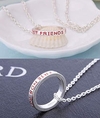 Yellow Chimes Pendants for Women Friendship's Day Special 3 Best Friends Forever BFF Necklace Chain Pendant for Girls and Boy's.Bestie Gift.