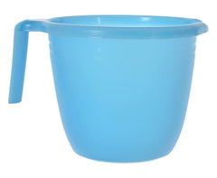 Kuber Industries Multiuses Lightweight, Unbreakable Plastic Bathroom Mug Pack of 2 (Sky Blue)-46KM0206, Standard