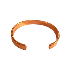 Yellow Chimes Copper Bracelet for Men Adjustable Wonderfully Hammered Pure Copper 2.10" Yoga Meditation Healing Peace Chakra Jewelry Bracelet for Women and Men.
