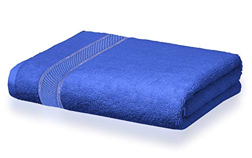 Kuber Industries Cotton Style Premium Bath Towel, 500 GSM(Blue)