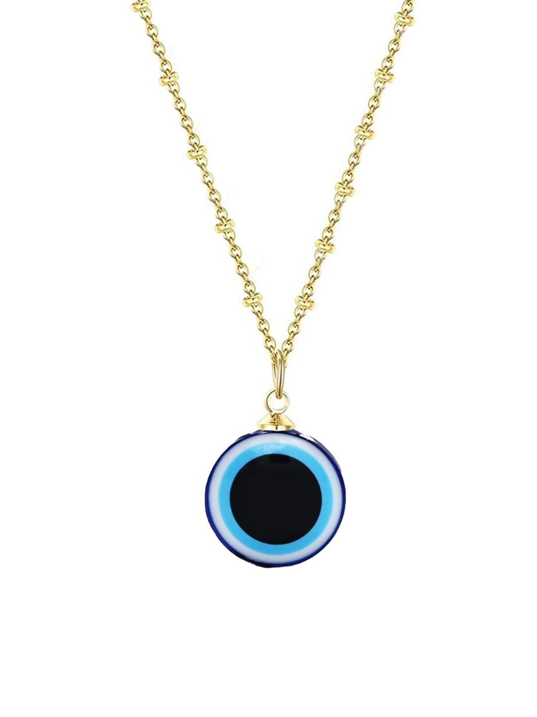 Yellow Chimes Pendant for Women and Girls Evil Eye Pendant For Women | Gold Chain with Evil Eye Pendant | Birthday Gift for girls and women