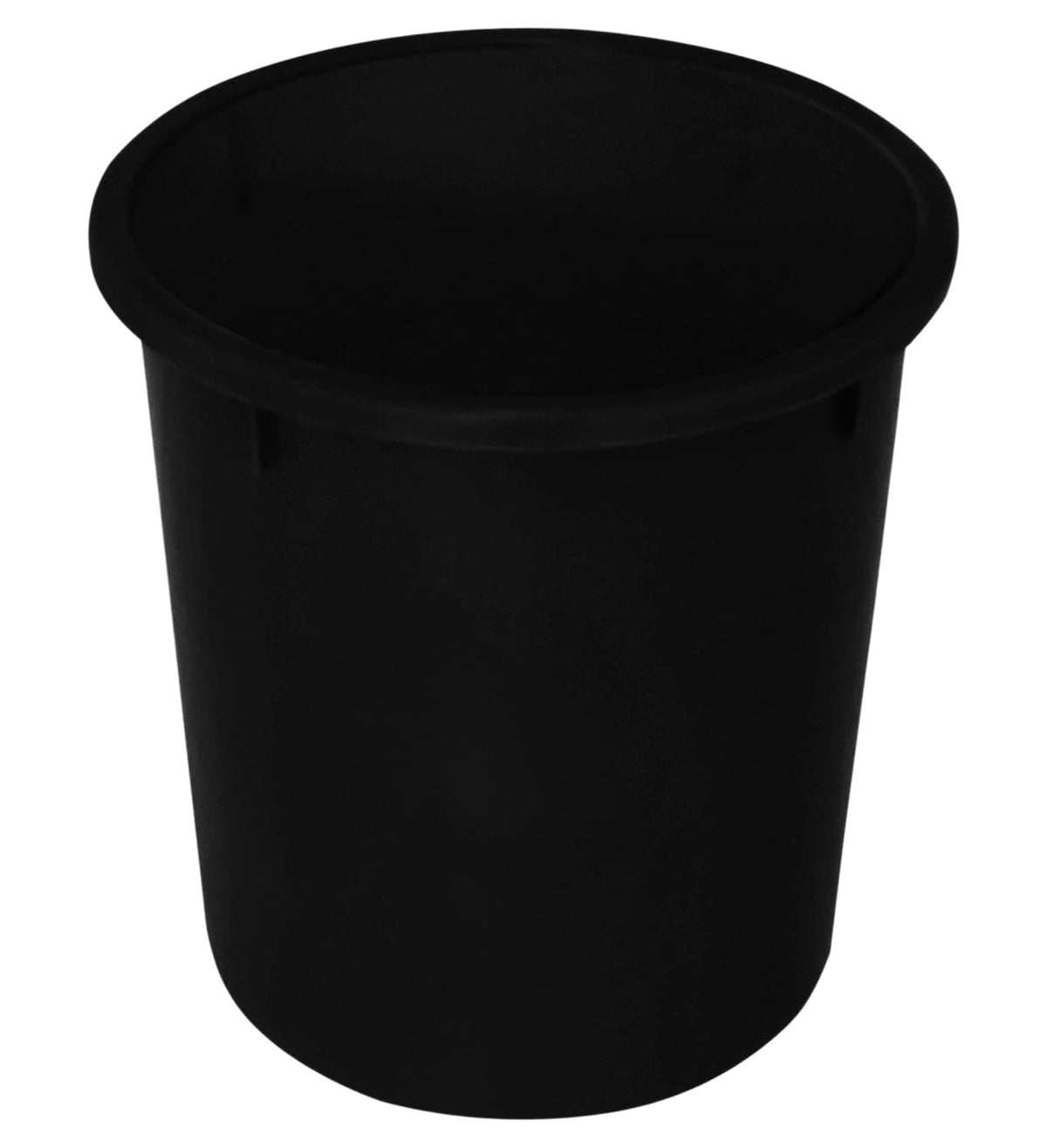 Heart Home Plastic Open Plastic Dustbin Without Lid|Trash Bin, Garbage Bin, Waste Bin, 5Ltr. (Black)-47HH01030