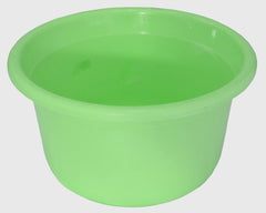 Kuber Industries 2 Pieces Plastic Bathroom Tub & Mug Set (Green)