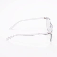 Intellilens Square Blue Cut Computer Glasses for Eye Protection | Zero Power, Anti Glare & Blue Light Filter Glasses | UV Protection Eye Glass for Men & Women (Transparent) (45-17-140)