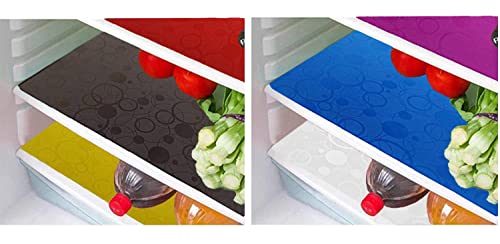 Kuber Industries PVC 6 Pieces Fridge Mat Set (Multi) -CTKTC6936, Standard