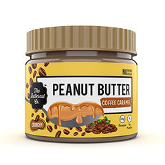 The Butternut Co. Coffee Caramel Peanut Butter Crunchy 340 gms - 25 g Protein - No Refined Sugar - Gluten Free
