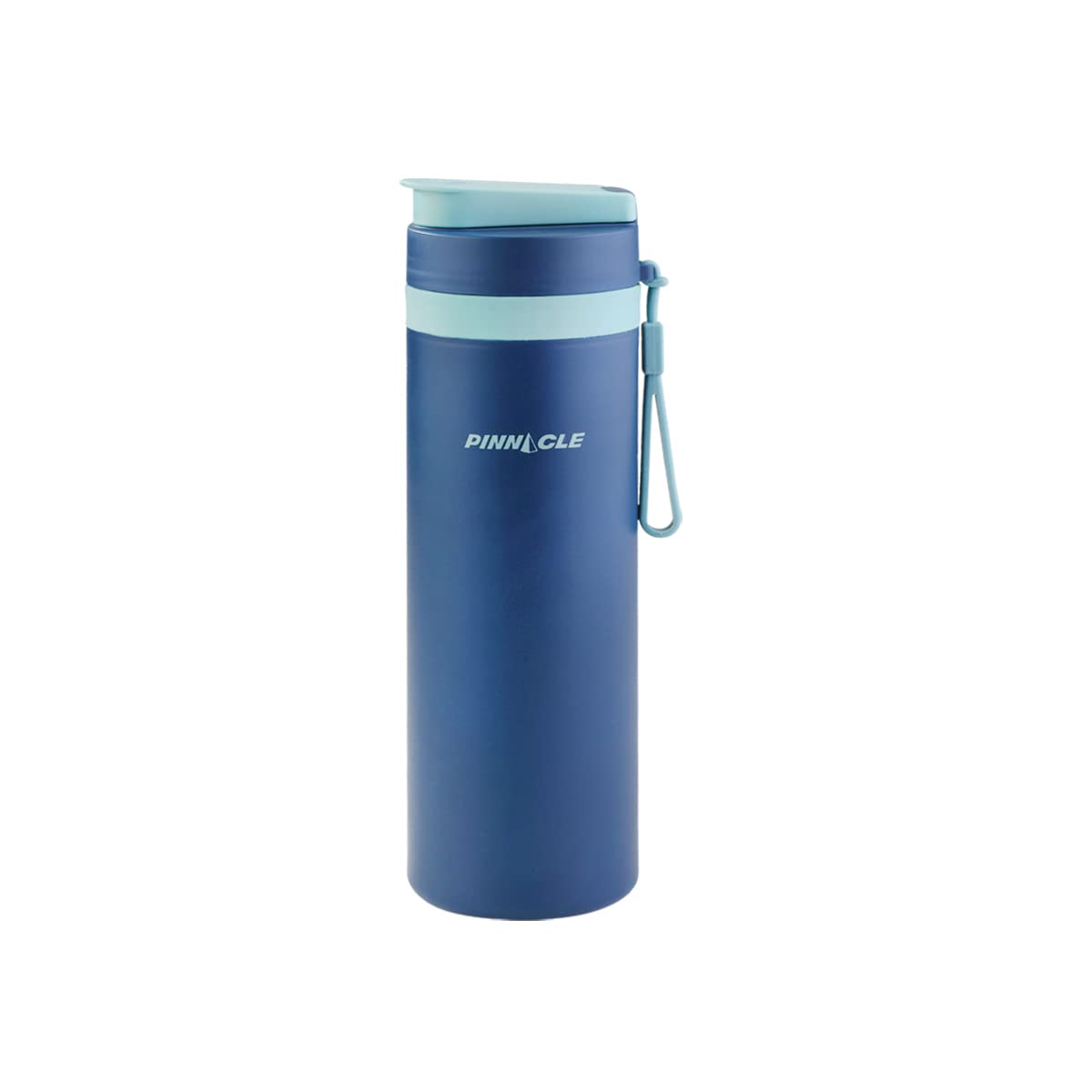 Pinnacle Pixel Thermosteel Bottle | Stainless Steel Water Bottle for Kids, Girls & Adults | Leak Proof | 6hrs Cooling | Thermos Flask | 600ml(Pack of 1, Blue)