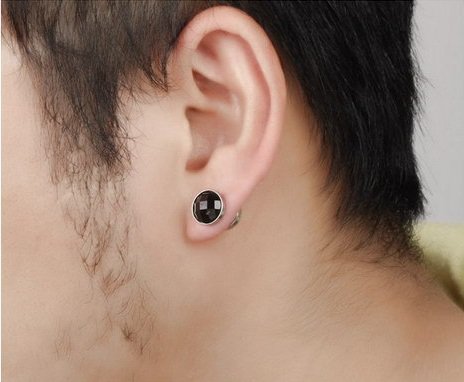 Black Studs for Men  Mens Black Stud Earrings USA UK Australia