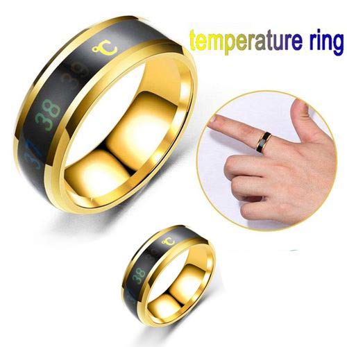 Yellow Chimes Band Ring for Men Stainless Steel Ring for for Women & Men (Unisex) (10)