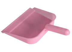 Heart Home 10" Plastic Dustpan, Pack of 3, Pink