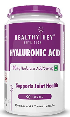 Healthyhey Nutrition Hyaluronic Acid 2X Plus Veg Capsules -90 Count