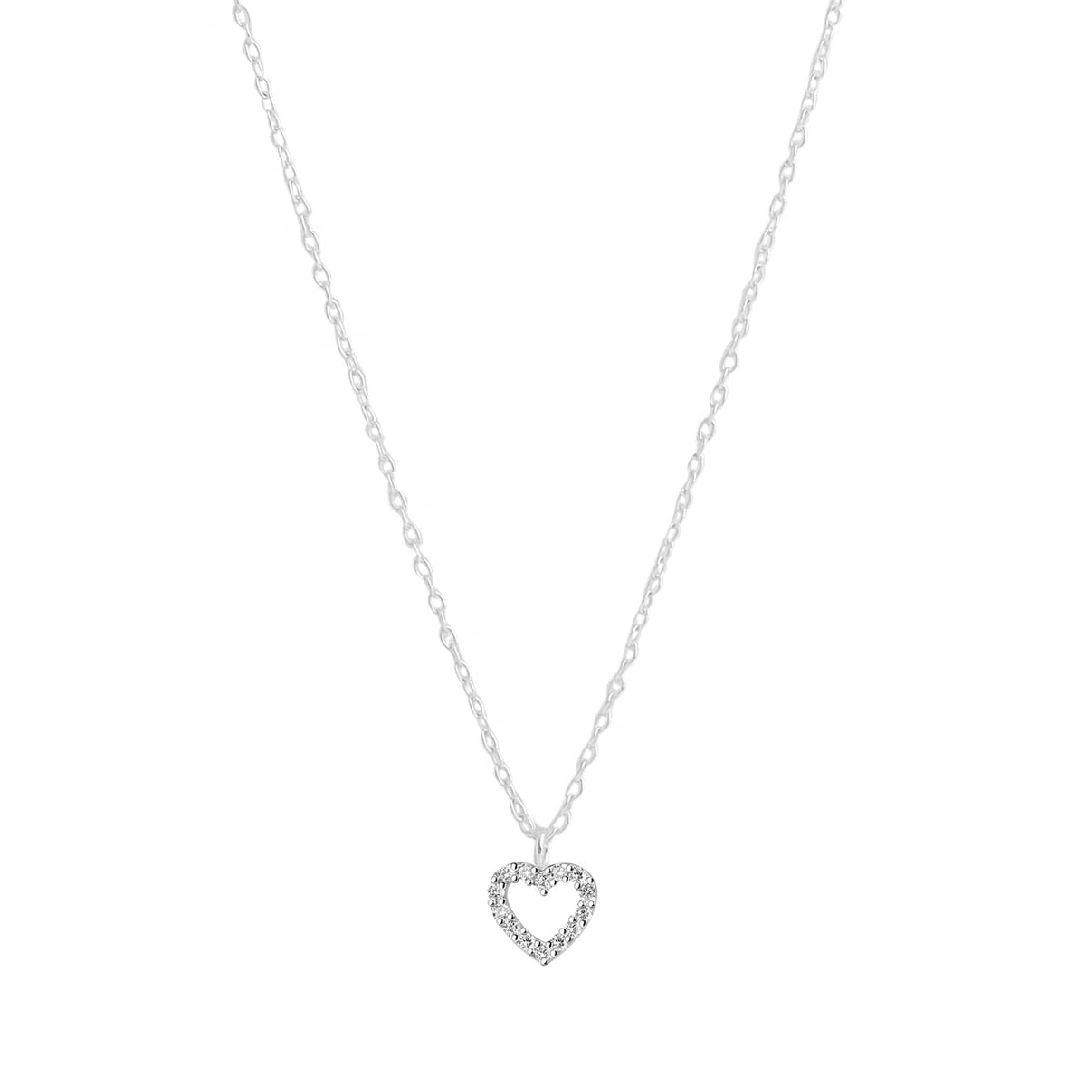 Raajsi by Yellow Chimes 925 Sterling Silver Pendant for Girls & Kids Melbees Kids Collection Heart Design | Birthday Gift for Girls Kids | With Certificate of Authenticity & 6 Month Warranty