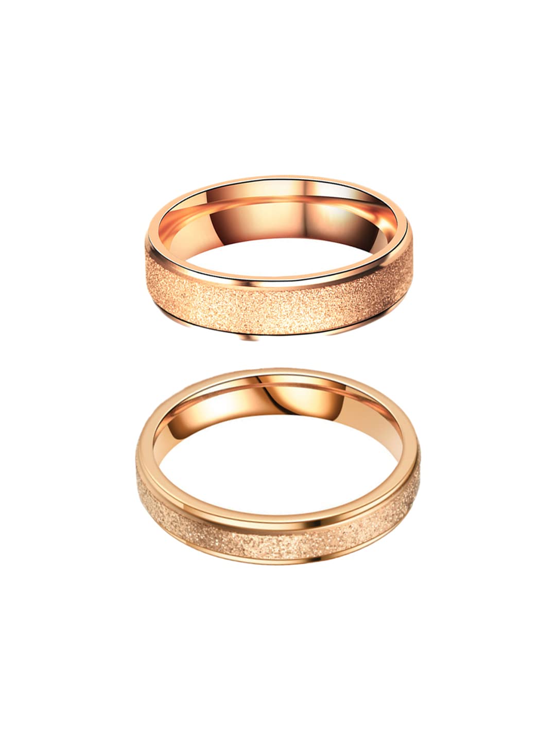 Amazon.com: Dsnyu 750 Real Rose Gold Couple Ring Band, Rose Gold Ring for  Women Married, Hollow Twisted 0.57ct Rings Ruby for Engagement Size 4 :  Clothing, Shoes & Jewelry