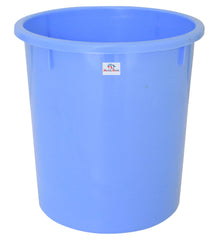 Heart Home Plastic Open Dustbin, Garbage Bin For Home, Kitchen, Office, 5Ltr.- Pack of 4 (Blue)-47HH01043