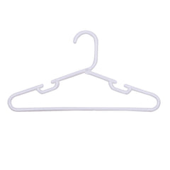 Kuber Industries Plastic 18 Pcs Baby Hanger Set for Wardrobe (White) -CTLTC011029