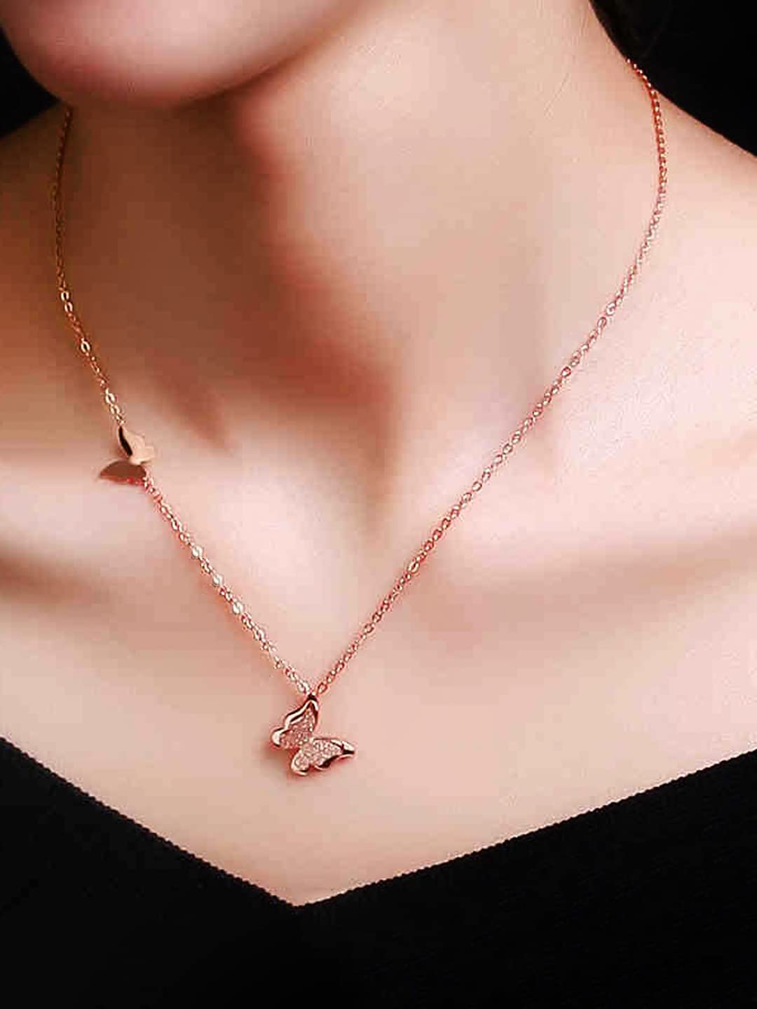 Jewelry Necklaces Pendants Western Cowboy Boots Necklace Mushroom Abstract  Face Copper Plated Collarbone Chain Hop Trend Accessories for Women -  Walmart.com