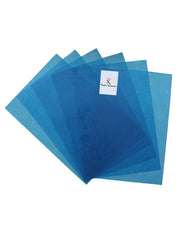 Kuber Industries Reversible Fridge/Drawer Mats|Water Proof PVC Material|Ranctangular Shape & Non Slip| Size 48 x 33 CM, Pack of 6 (Blue) -CTKTC6964, Polyvinyl Chloride
